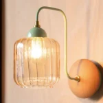 Bedroom Bedside Wall Lamp Stained Glass Living Room Background Wall Lamp Simple Corridor Aisle Decorative Lamp 5