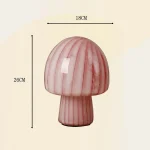 French Cream Style Decorative Atmosphere Mushroom Sleep Night Light Bedroom Bedside Table Lamp Cute Gift For Girls 6