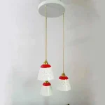 New Ceramic Chandelier Hollowed Out Restaurant Living Room Bedroom Bedside Chandelier Creative Colorful Ceramic Pendant Lamp 2