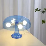 Mushroom Table Lamp Modern Simple Hotel Bedroom Bedside Lamp USB Plug-in  Reading Table Lamp Home Decoration Lamp 3