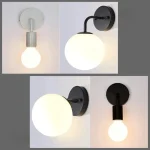 Vintage Wall Lamp Industrial Wall Light Loft Simplicity Retro Iron Decor Fixture For Bedroom Living Room Bar Staircase Hallway 2