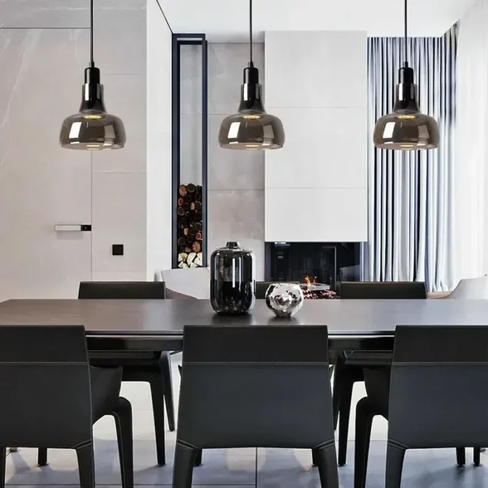 Industrial Pendant Lamp Led Glass Vintage Hanging Lamp For Dining Restaurant Bedroom Kitchen Island Led Light Home Decor Fixture 3