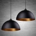 Retro Industrial Pendant Light Shade Nordic Black Metal Cage Lighting Fixture Iron Loft Kitchen Vintage Adjustable Hanging Lamps 6
