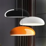 LED Nordic Pendant Light Orange Hanging Lamp E27 Blub  For Living Room Dining Room Hotel Caffee Home Lighting Decor Fixtures 2
