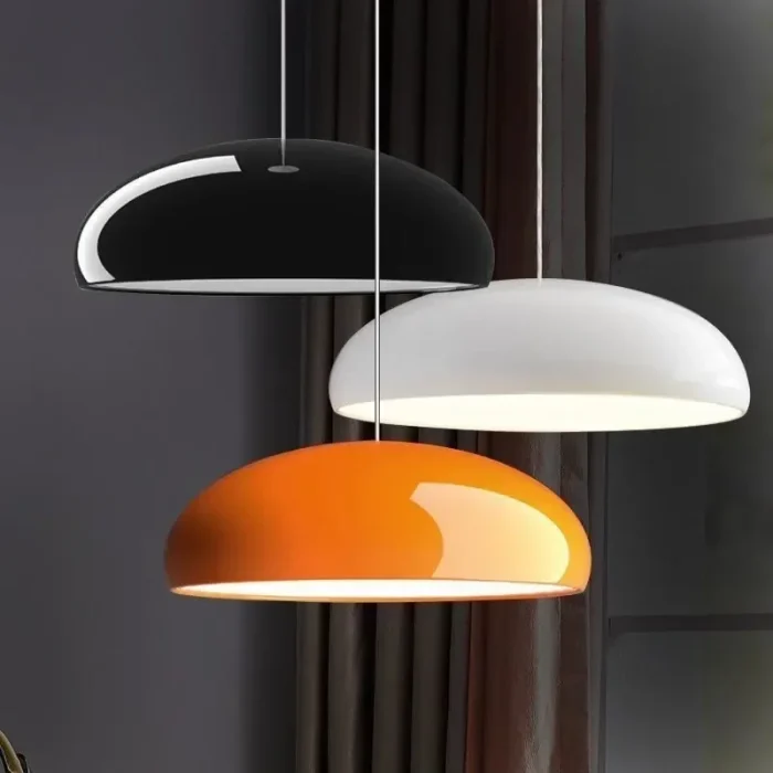 LED Nordic Pendant Light Orange Hanging Lamp E27 Blub  For Living Room Dining Room Hotel Caffee Home Lighting Decor Fixtures 2