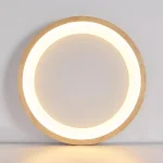 Nordic Wooden Ceiling Light Hanging Lamps LED Ceiling Bedroom Study Rooms Aisle Balcony Room Decor Log Home Fixture Illumination 1