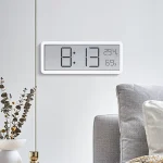 Digital Alarm Clock LCD Display Multifunctional Temperature Humidity Alarm Clock Ultra Thin Electronic Clock Room Home Decor 3