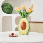 Creative Fruit Ceramic Vase Ornaments Living Room Homestay Hotel Flower Arrangement Art Vase Crafts Wedding Vase Decoration 1