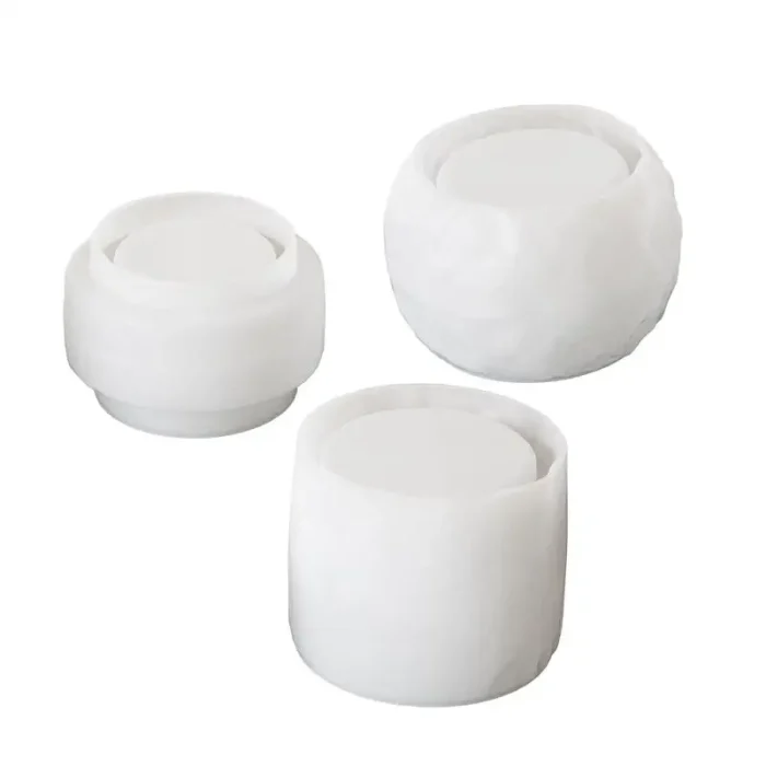 Lunar Texture Candle Jar Silicone Molds For DIY Concrete Plaster Pottery Candle Holder Cup Cement Molds Candle Making Supplies 6