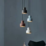 E27 Creative Nordic Living Room Small Chandelier Industrial Cement Personality Restaurant Bar Study 1