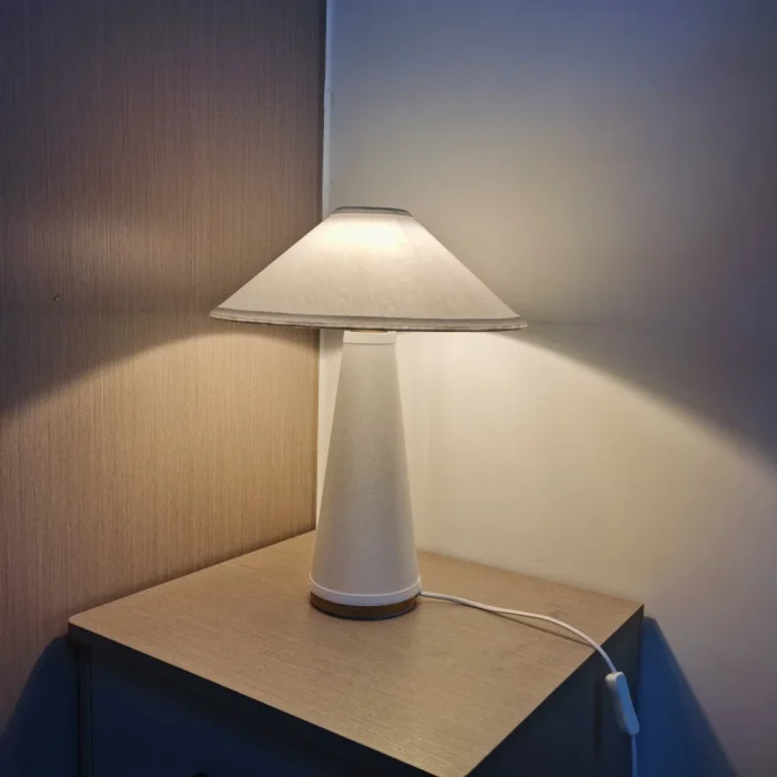 Bedside Table Lamp Nordic Fabric Living Room Mushroom Decorative Lamp Bedroom Hotel Floor Lamp Reading Table Lamp 5