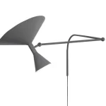 Nordic Living Room Retro Horn Decoration Bedroom Swing Arm Wall Lamp Free Wiring Bedside Industrial Installation Lighting 6