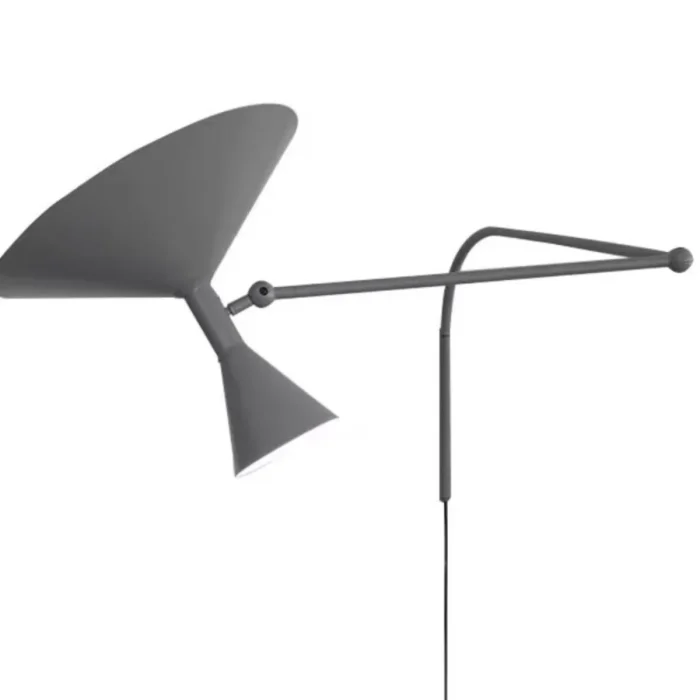 Nordic Living Room Retro Horn Decoration Bedroom Swing Arm Wall Lamp Free Wiring Bedside Industrial Installation Lighting 6