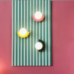 Color Macaron Wall Lamp Living Room Bedroom Bedside Lamp Study Background Wall LED Atmosphere Decorative Wall Lamp 2