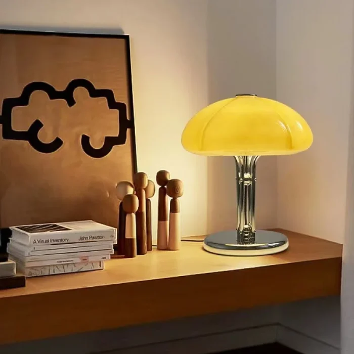 Nordic Modern Table Lamp Retro Bedroom Living Room Pumpkin Lamp Study Bedside Table Lamp Atmosphere Lamps 5