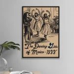 Modern Mexican Mexico Vintage Dancing Girls Wall Art Prints Canvas Painting Poster Pictures For Living Room Bedroom Home Decor 2