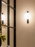 Flat Ball Wall Lamp Minimalist Bedroom Bed Wall Lamp Modern Living Room Background Wall Lamp Hotel Aisle Lamp for Home 4