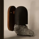Nordic Wood Indoor Wall Lamp Retro Entrance Bedside Atmosphere Japanese Simple Balcony Wall Decor Led Pendant Lamp 5