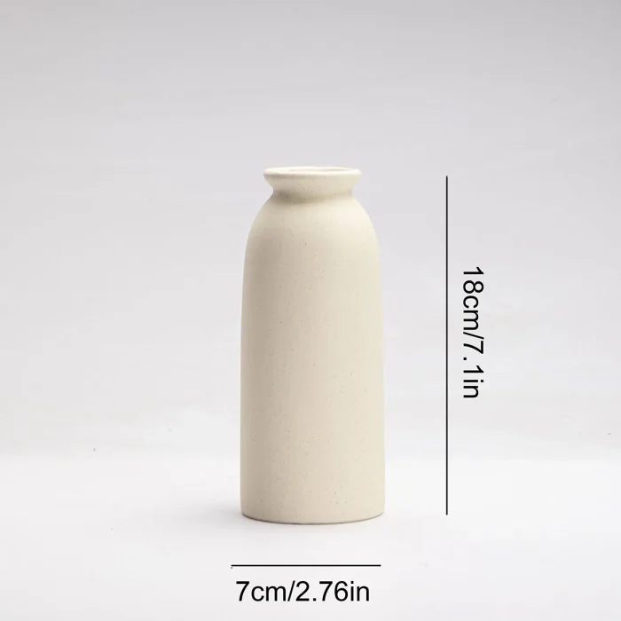 Ceramic Vase, Flower Vase Minimalism Style for Home Decor, Coffee Table Decor, Shelf Decor,Single Flower Vase 5