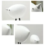 European Resin Bird Statue Creative Home Furnishings Living Room Wine Cabinet Decoration Office Desktop Figurines Crafts Gifts 3