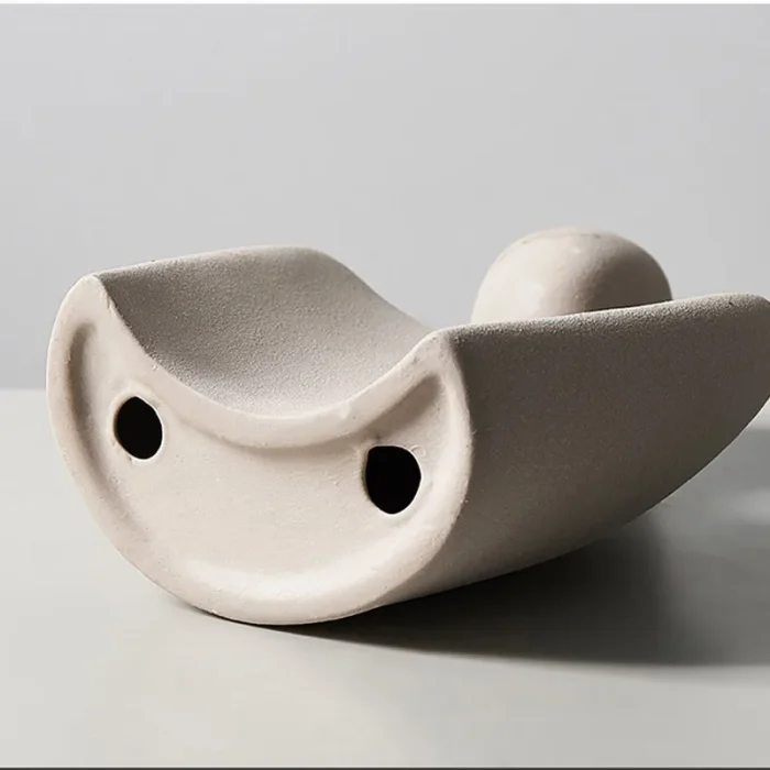 Nordic minimalist abstract figures ceramic ornaments bedroom living room desktop furnishings home decoration office figurines 4