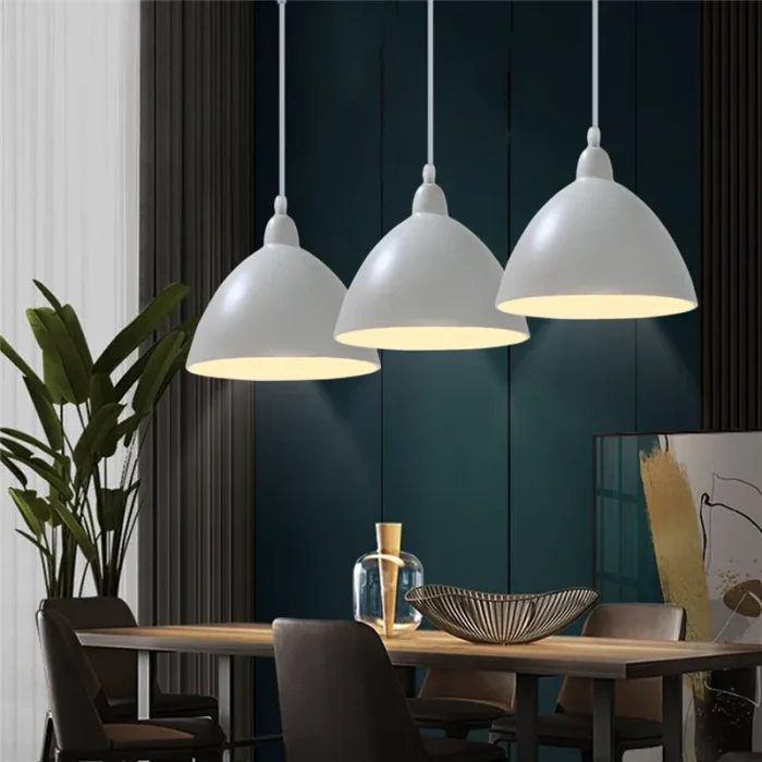 Minimalism LED wood modern bedroom pendant lamp living room pendant light for Cafe dining room Indoor hanging lighting 1