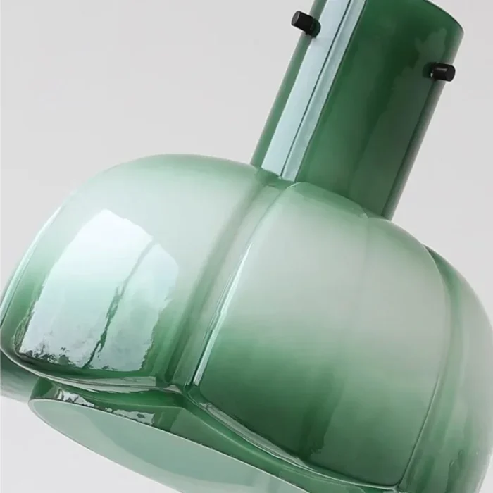 Nordic Glass pendant light restaurant medieval flower bud lamp Nordic study Simplicity cafe table bar table pendant lamp 5