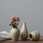 Nordic Ceramics Mini Vase Home Decoration Accessories Living Room Desktop Flower Arrangement Wedding Vases for Table Decorations 3