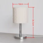 Nordic Desk Lampshade Barrel-shaped Lampshade Study Lamp Hand-woven Fabric PVC Lampshade Fabric Bedside Atmosphere Lamp 6