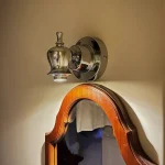 LED Mini Wall Lamp Flower Silver Wall Lamp Staircase Atmosphere Lamp Rotatable Bedside Lamp 3