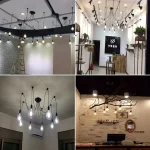 3/6/8/10 Heads Diy Art Spider Chandelier Hanging Lamps Vintage Industrial Ceiling Pendant Light Home Suspension 2