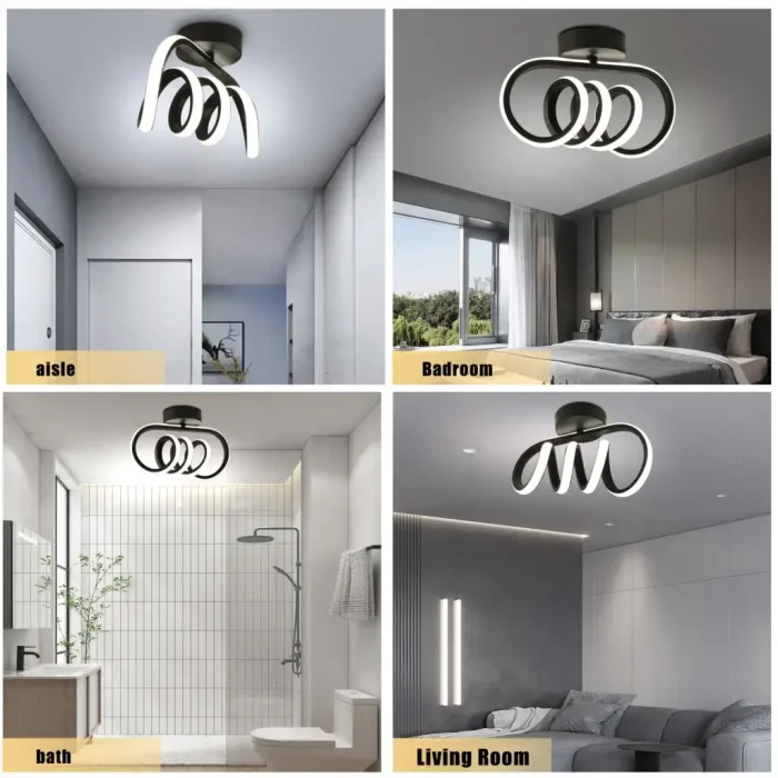 Modern Minimalist LED Ceiling Lamps Nordic Home Indoor Lighting Corridor Ceiling Lights Bedroom Living Room Kitchen Lampara Led 6