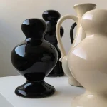 Nordic Instagram Shaped Ceramic Vase Ornaments Living Room Dining Table Flower Arrangement Art Vase Home Decoration Accessories 3