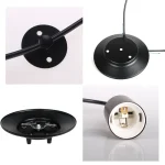 DIY Spider Chandelier Industrial Pendant Lights E27 Modern Ceiling Hanging Lamp Dinning Living Room Courtyard Lighting Fixture 6