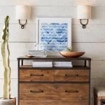 Retro Simple Wall Lamp American Style Entrance Hall Decorative Lamp Bedroom Living Room Bedside Lamp 2