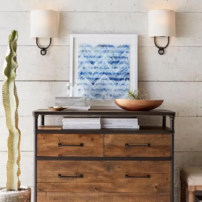 Retro Simple Wall Lamp American Style Entrance Hall Decorative Lamp Bedroom Living Room Bedside Lamp 2