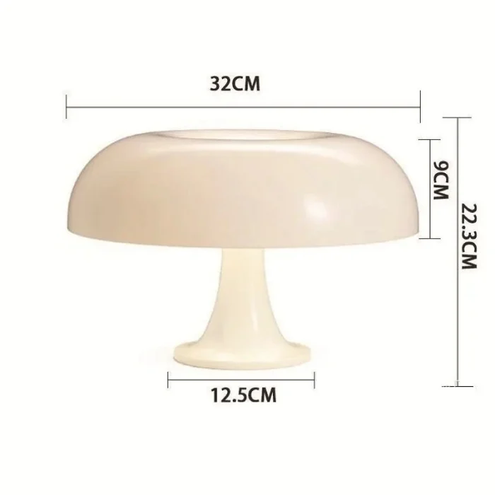 Mushroom Table Lamp Modern Minimalist Nordic Bedroom Bedside Atmosphere Lamp Reading Table Lamp Interior Decoration Lamp 6