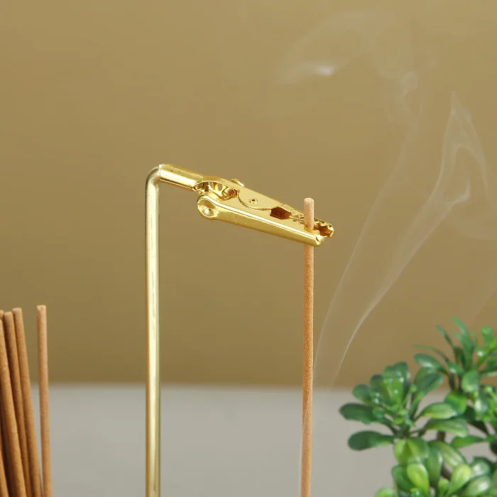 2 in 1 Incense Holder for Sticks Anti-Ash Flying Incense Burne with Removable Glass Ash Catcher and Incense Sticks Organizer 5