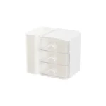 Multi-Functional Desk Organizer Storage Box for Students Office Supplies Cosmetics Stationery Efficient Book Holder Drawer Style 4