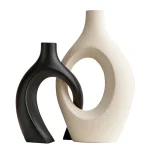 White Ceramic Vase Upgrade Plus Size Snuggle Combo Set Creative Desktop Decorations Home Decorations  flower vase  home decor 6
