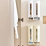 Seamless Hanging Wall Type Two-In-One Classification Storage Box Home Dormitory Use No Punching Required Underwear Storage Box 3