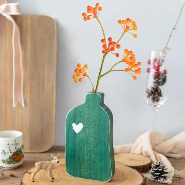 Artificial Flower Vase Arrangement Fake Plants Wedding Home Livingroom Table Figurines Decoration Office Furnishing Ornaments 4