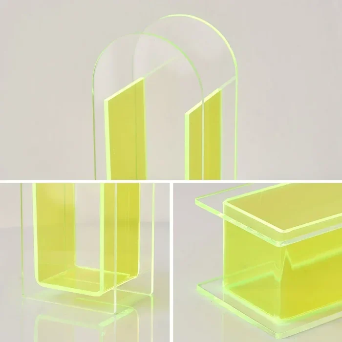 Nordic Style Hydroponic Vase Acrylic Vase Desktop Decoration Accessories Vase Decoration Office Flower Unique Vases Gift 6