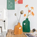 Artificial Flower Vase Arrangement Fake Plants Wedding Home Livingroom Table Figurines Decoration Office Furnishing Ornaments 3