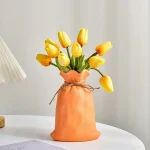 Minimalism Ceramic Vase for Dried Flower Arrangement Nordic Style Office TV Cabinet Ornament Home Decoration Interior Gift 3