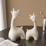 Nordic Exquisite Deer Statue Bedroom Office Sculpture Home Ornaments Accessories Figurines Wedding Gift Desktop Decoration 4