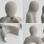 Artistic Home Decor Couple Statues European Interior Desktop Cabinet Accessories Ceramic Decorative 2pcs Sculpture Crafts Gifts 6