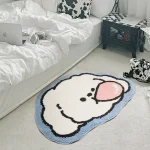 Tufting Cartoon Bathmat Soft Bedroom Bathroom Door Mat Fluffy Bed Side Rug Foot Carpet Bedside Floor Pad Home Kids Room Decor 1
