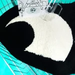 Funny Eyes Bedroom Rug Nordic Tufting Black White Mat Bathmat Fluffy Carpet Floor Pad Aesthetic Home Kids Room Nursery Decor 3