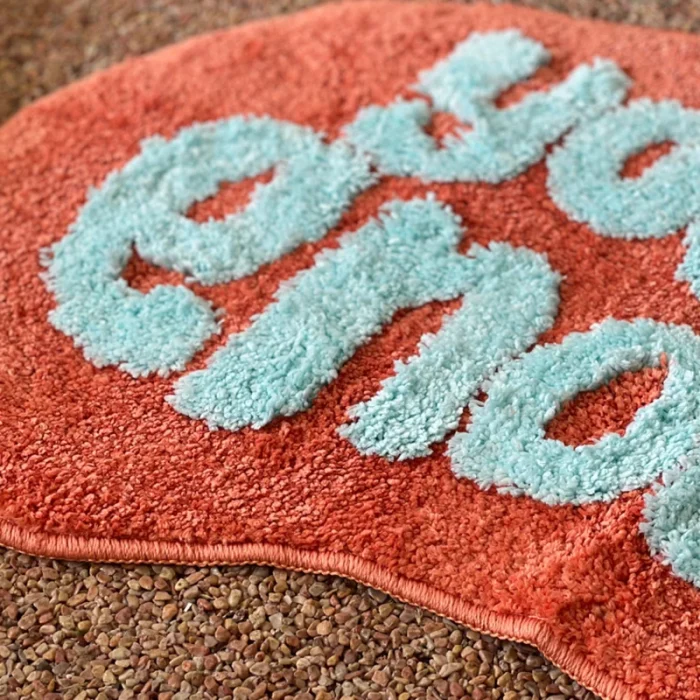 Chill Tufting Letters Bathroom Mat Chic Soft Living Room Carpet Area Floor Pad Bedroom Rug Doormat Aesthetic Home Room Decor 5